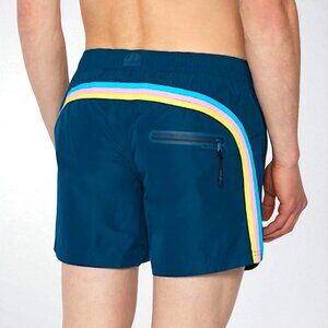 Sundek memory stretched waist swim trunks in Abyss 01  (navy) men's M NWOT